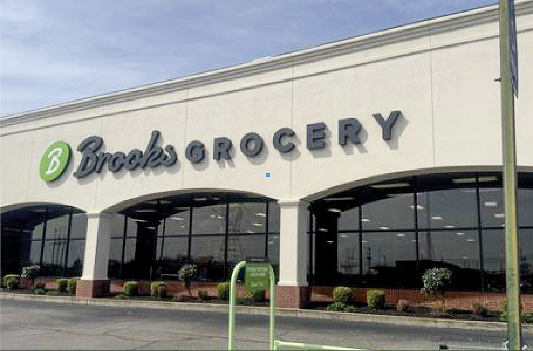 Exterior of Brooks Grocery in Chapel Hill, Tennessee